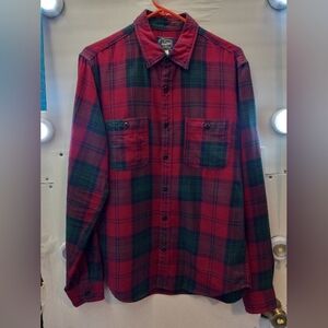J.Crew Sportsmen’s Outfitter Cowboy Western Plaid Flannel Shirt Lumber Builder